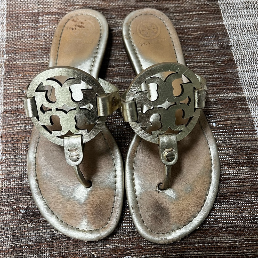 Tory Burch Miller Metallic Sandal